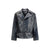 Alessandra Rich Leather Biker Jacket