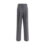 P.A.R.O.S.H. Gray Elastane Casual Pants