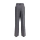 P.A.R.O.S.H. Gray Elastane Casual Pants