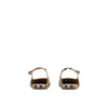 Burberry Check Birdie Slingback Ballerina Flats