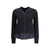 Sacai Cardigan with denim panel