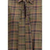 Saint Laurent Green Cotton Pattern Shirt