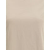 Brunello Cucinelli Beige Elastane T-Shirt