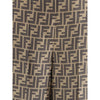 Fendi Monogram pattern silk Pants