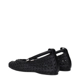 Max Mara Black Leather Ballet Flats