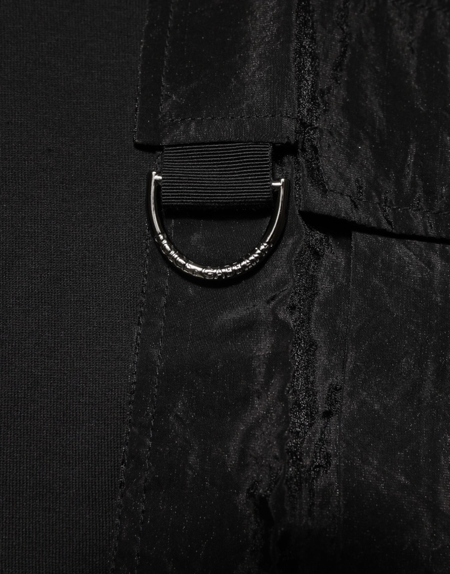 Dolce & Gabbana Black Cotton Embroidered DG Logo Pocket T-shirt