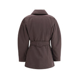 The Andamane Purple Polyester Coat