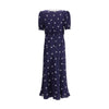 Alessandra Rich Bow patterned Dress