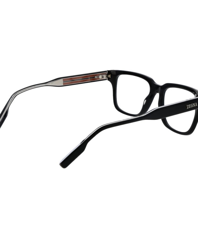 Ermenegildo Zegna Black Men Glasses Frame