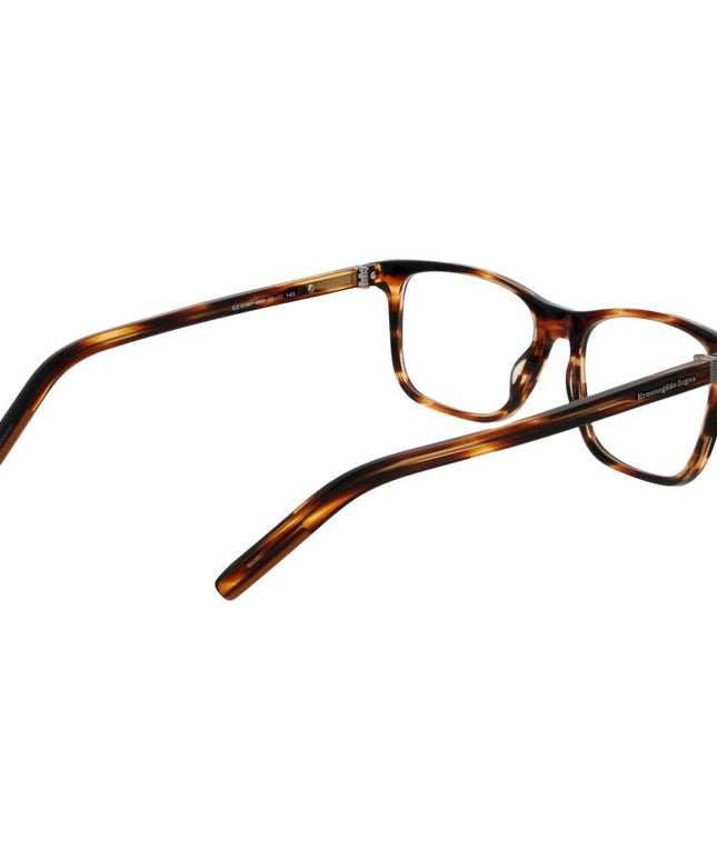 Ermenegildo Zegna Brown Men Glasses Frame