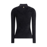 Versace Chenille Top with half nec