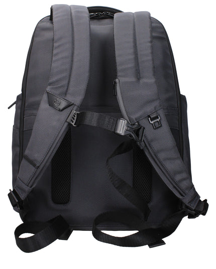 Piquadro Gray Nylon Backpacks