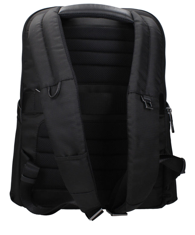 Piquadro Black Nylon Backpacks