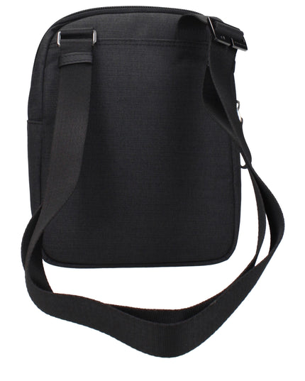 Piquadro Black Fabric Crossbody Bags