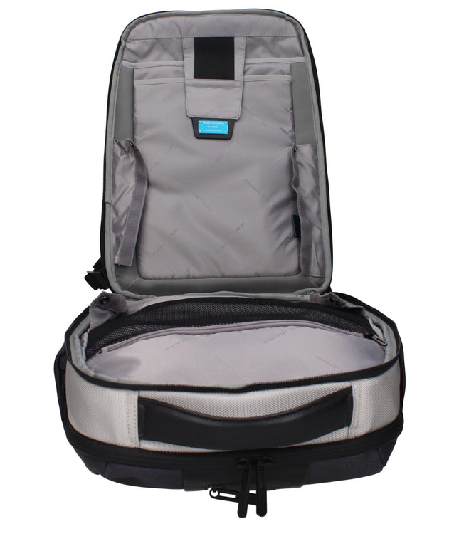 Piquadro Gray Nylon Backpacks