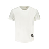 Calvin Klein White Cotton Men T-Shirt