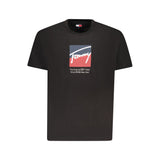 Tommy Hilfiger Black Cotton Men T-Shirt