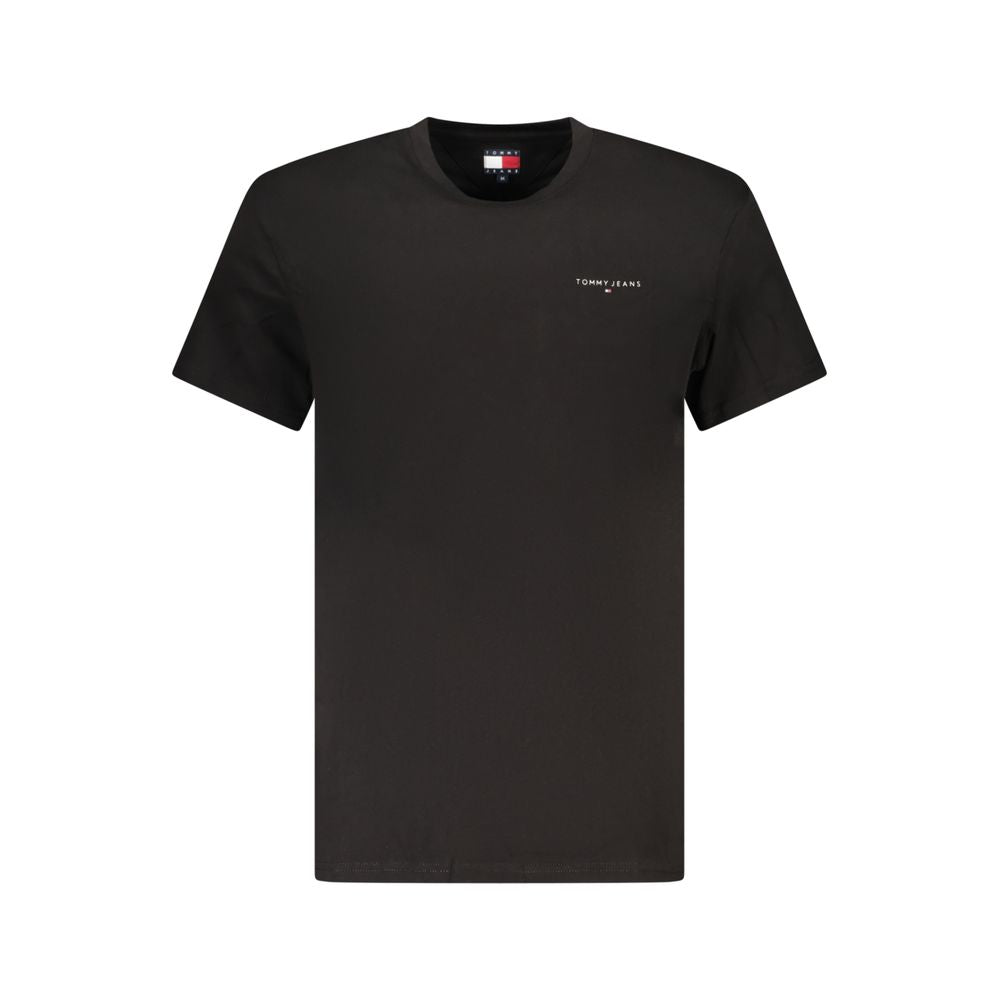 Tommy Hilfiger Tommy Hilfiger Black Cotton Men T-Shirt (Italian Size MEN: S, nan: nan, nan: nan)