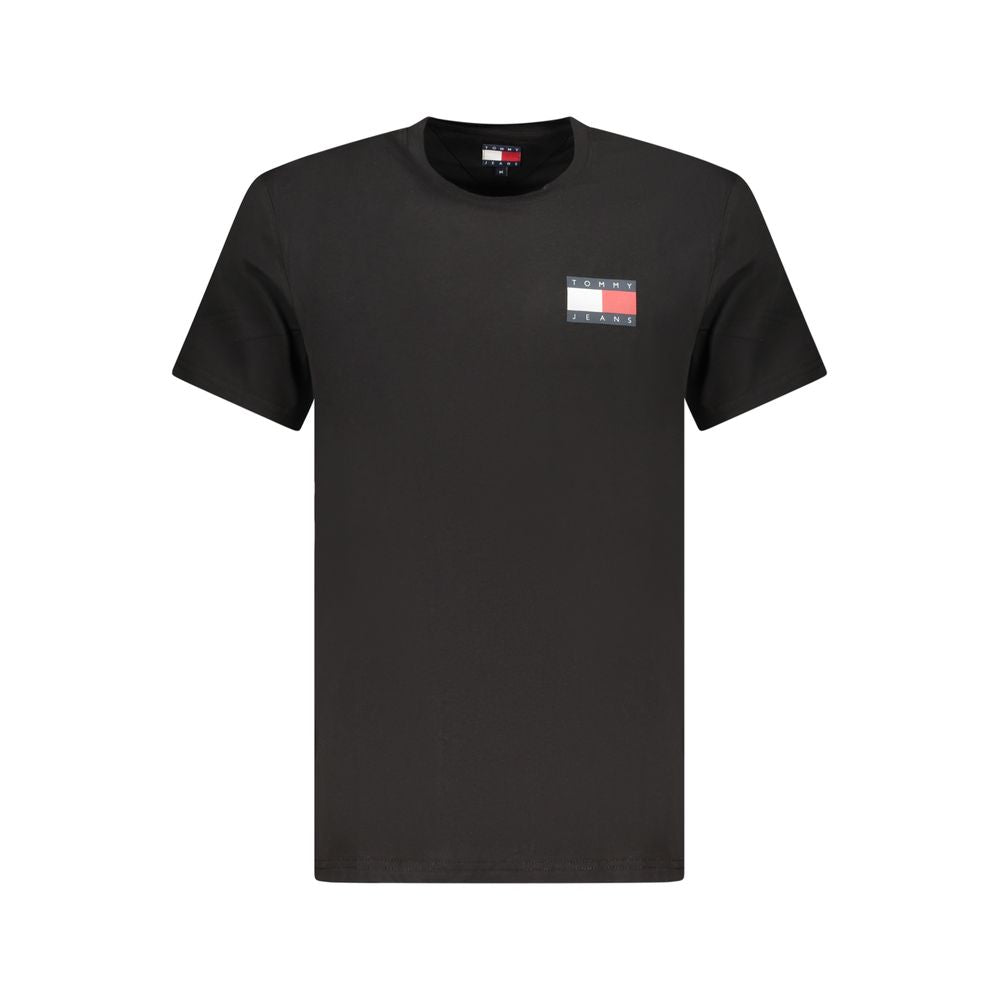 Tommy Hilfiger Tommy Hilfiger Black Cotton Men T-Shirt (Italian Size MEN: S, nan: nan, nan: nan)