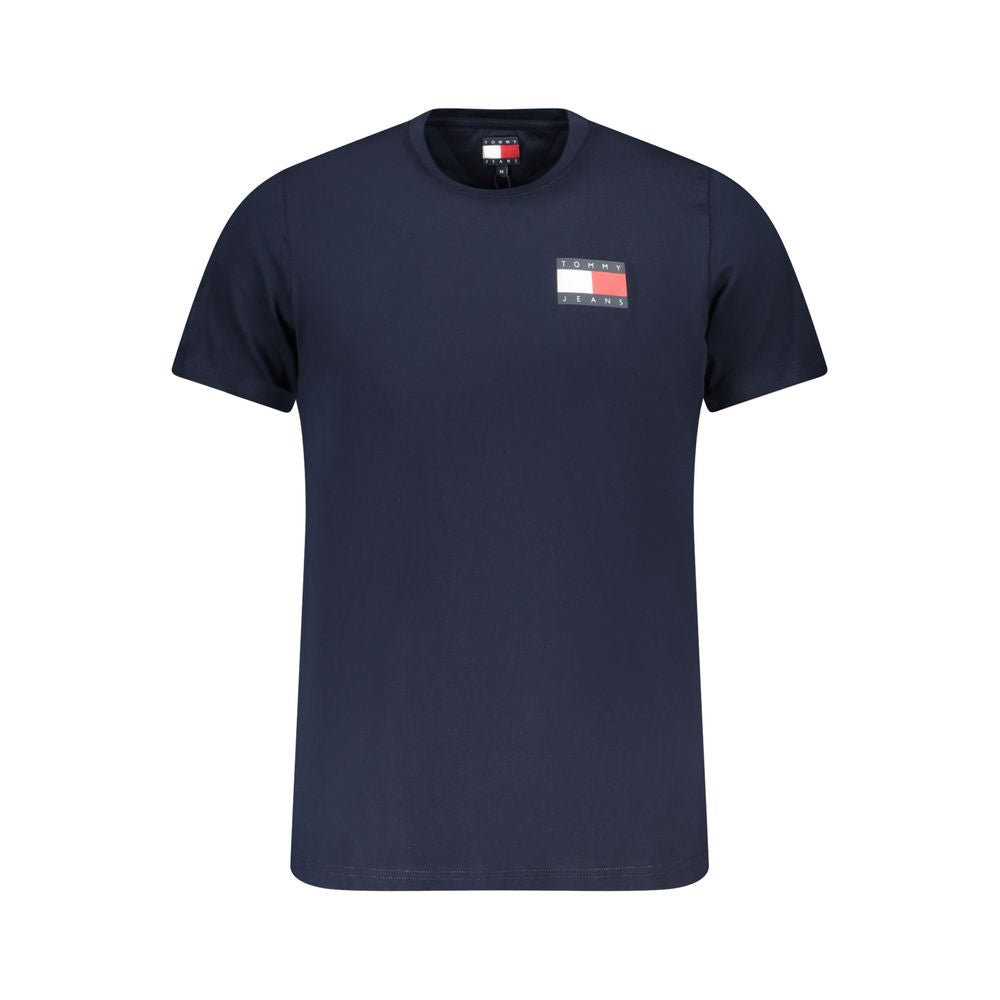 Tommy Hilfiger Tommy Hilfiger Blue Cotton Men T-Shirt (Italian Size MEN: S, nan: nan, nan: nan)