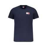 Tommy Hilfiger Tommy Hilfiger Blue Cotton Men T-Shirt (Italian Size MEN: S, nan: nan, nan: nan)