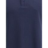 Saint Laurent Blue Cotton Polo Shirt