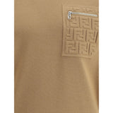 Fendi Beige Fleece Wool Sweatshirt