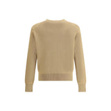Ami Paris Beige Merino Wool Sweatshirt