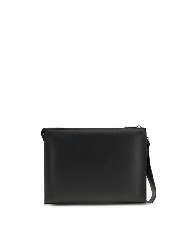 Fendi Leather FF canvas Pouch