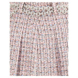 Self-Portrait Multicolor Wool Mini Skirt