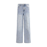 Self-Portrait Wide leg Jeans