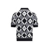Dolce & Gabbana Diamond knit Polo Sweater