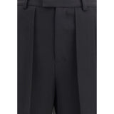 Undercover Black Acetate Casual Pants