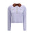 Self-Portrait Contrast collar Sweater