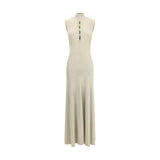 Self-Portrait Lurex knit long Dress
