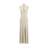 Self-Portrait Lurex knit long Dress