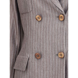Giorgio Armani Brown Cashmere Blazer