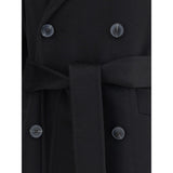 Dynamis Studio Black Wool Coat