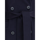 Dynamis Studio Blue Wool Coat