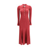 Self-Portrait Ribbed knit midi Dress