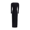 Self-Portrait Embellished velvet midi Dress