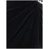 Self-Portrait Embellished velvet midi Dress