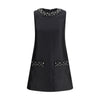 Self-Portrait Taffeta embellished trim short Dress