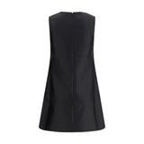 Self-Portrait Taffeta embellished trim short Dress