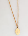 Dolce & Gabbana Gold Medallion Metal Chain Charm Men Pendant Necklace