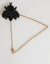 Dolce & Gabbana Lapel Pin Gold Brass Black Crystal Bee Accessories Brooch