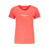 Pepe Jeans Red Cotton Women T-Shirt