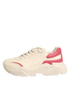 Dolce & Gabbana Beige Leather Daymaster Women Sneaker Shoes