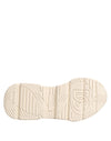 Dolce & Gabbana Beige Leather Daymaster Women Sneaker Shoes