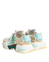 Dolce & Gabbana Multicolor Leather Airmaster Low Top Sneakers Shoes